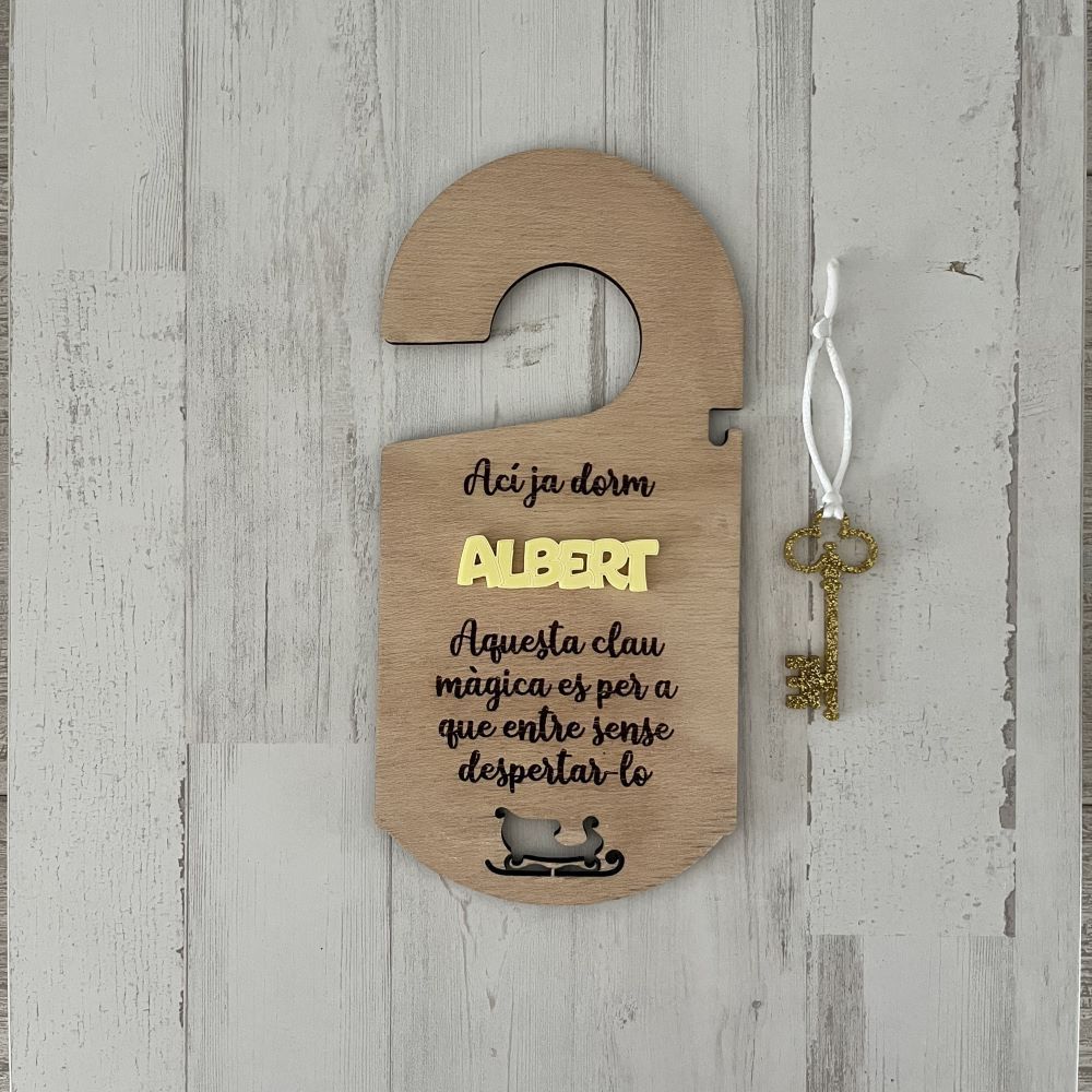 Colgador de puerta para Papá Noel