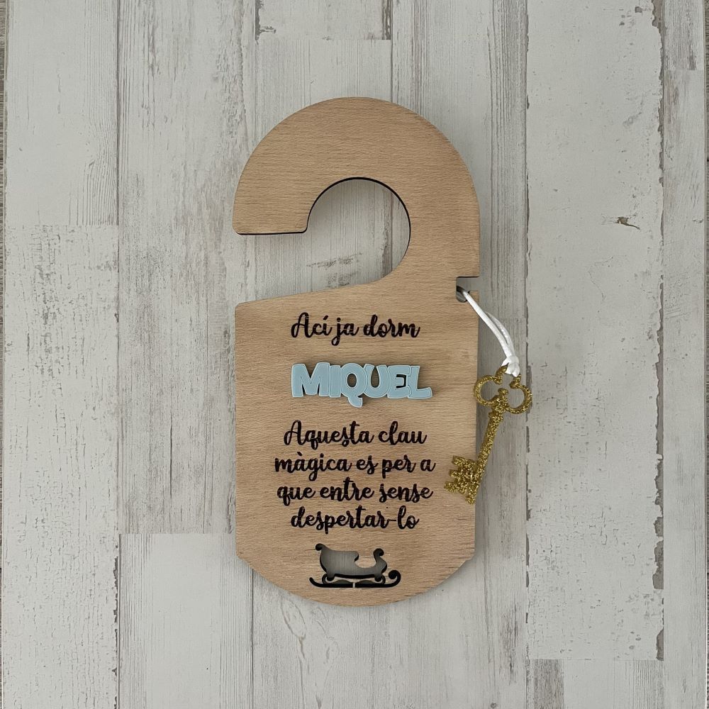 Colgador de puerta para Papá Noel