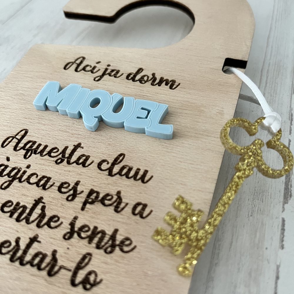 Colgador de puerta para Papá Noel