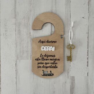 Colgador de puerta para Papá Noel