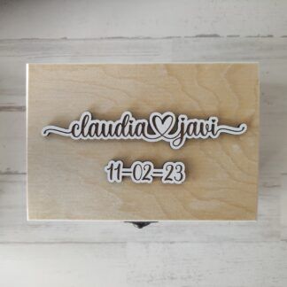 caja de madera