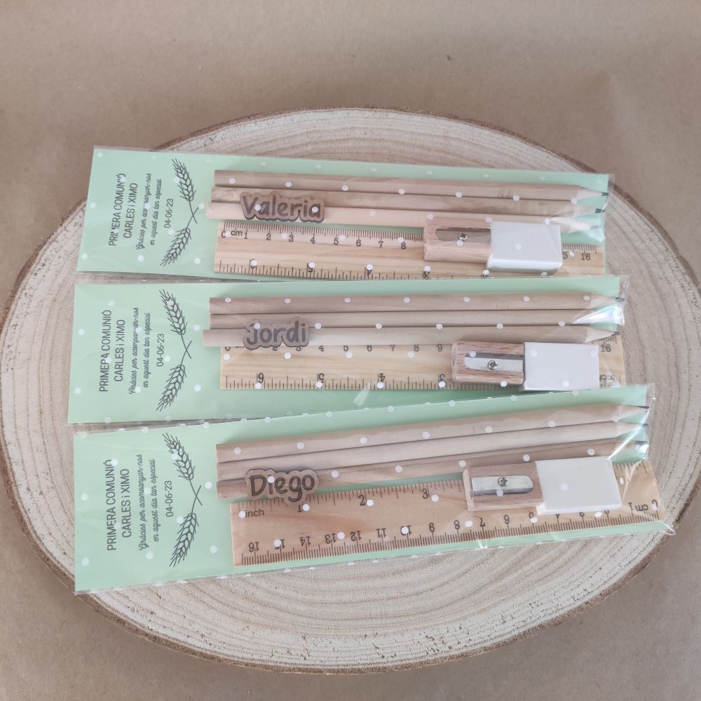 Set de escritura personalizado