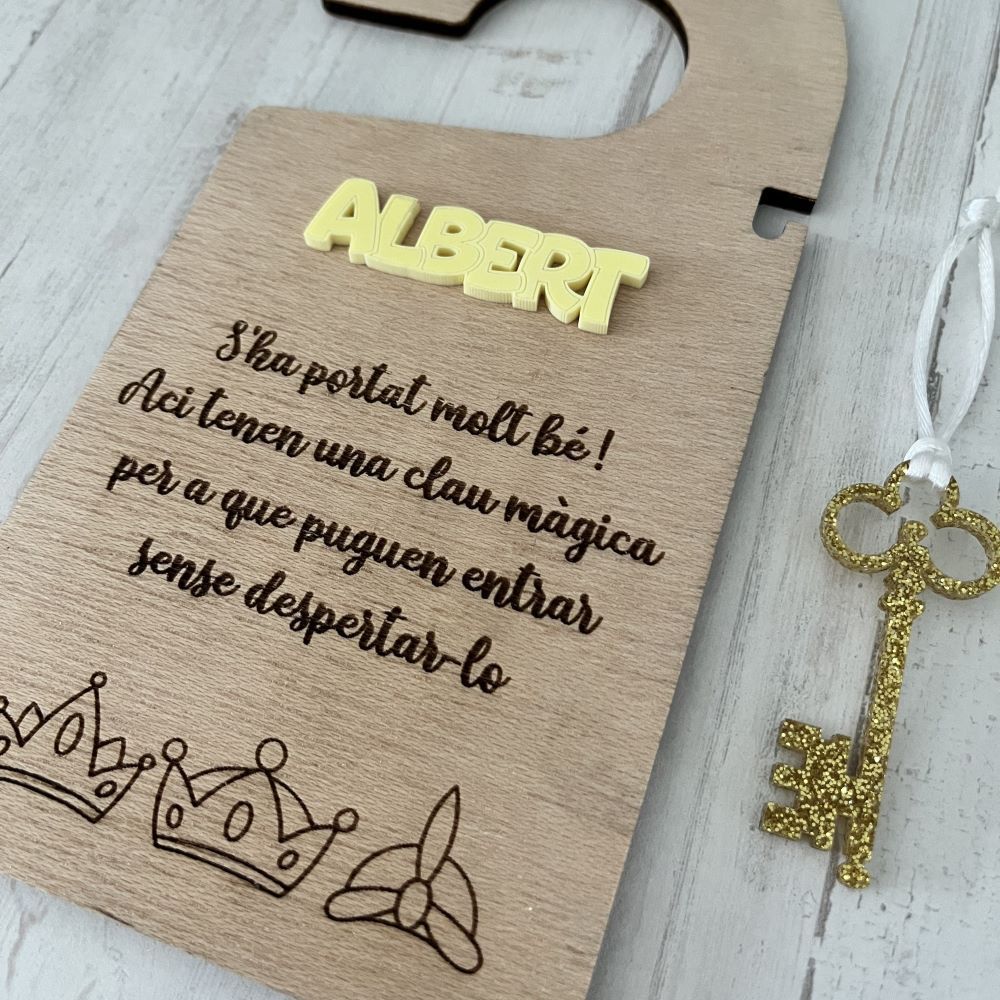 Colgador de puerta para los Reyes Magos