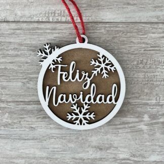 bola felicitación navideña