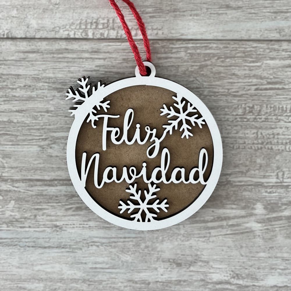 bola felicitación navideña