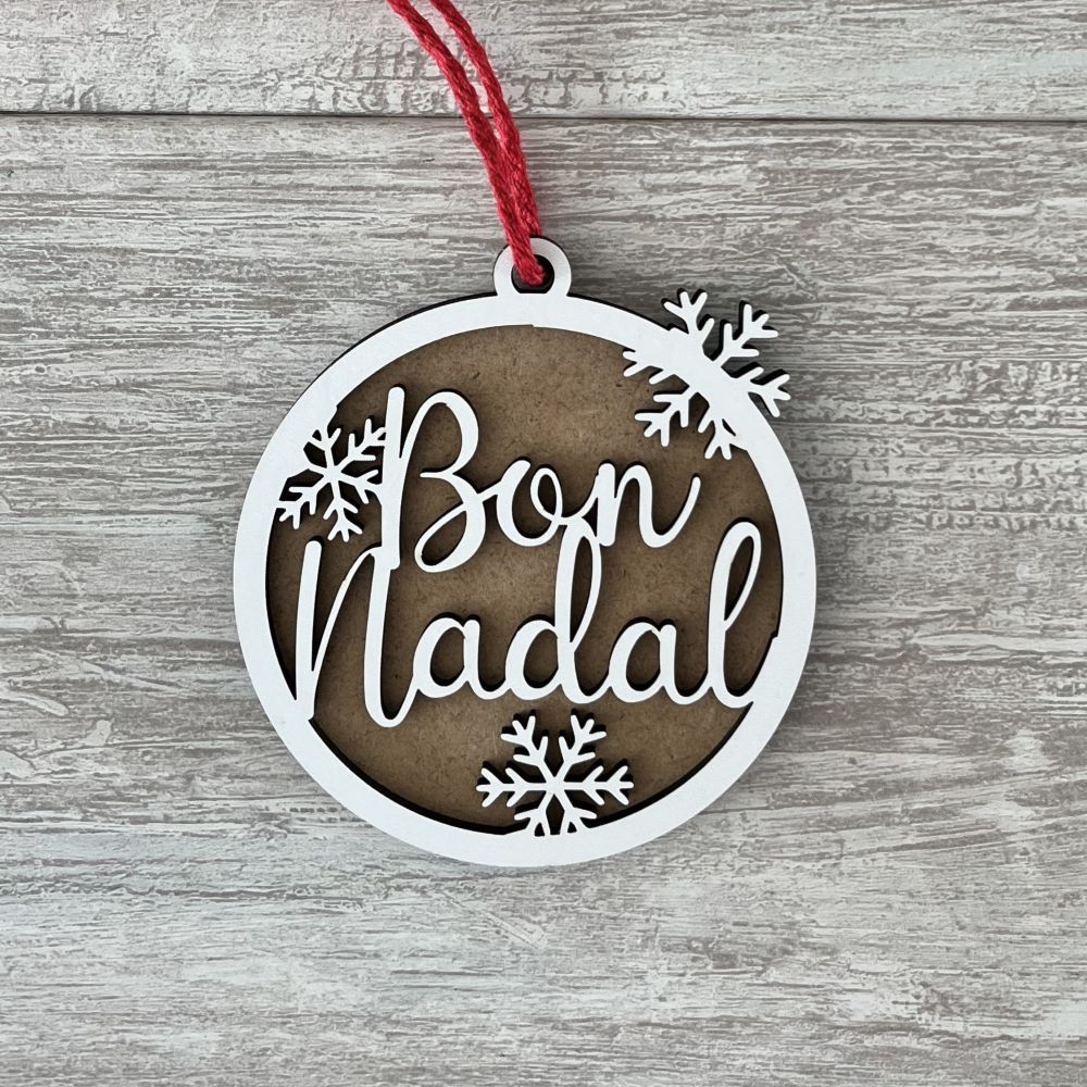 bola felicitación navideña